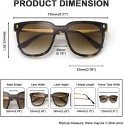 ÉÌƷͼƬ 17 | B09B3G7YTJ | FEISEDY Women Fashion Round Sunglasses Square Trendy Classic Chic Shades UV400 B2797