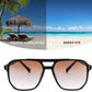 商品图片 56 | B09J8999GR | FEISEDY Retro Square Aviator Sunglasses Women Men 70s Vintage Trendy Plastic Frame Sun Glasses B2835