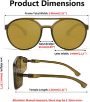 ÉÌƷͼƬ 14 | B0B6HWK6X1 | FEISEDY Classic Steampunk Sunglasses for Men Women Retro Round Gothic Shades Eyewear UV400 Protection B2957