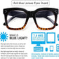 商品图片 14 | B08ZMQ47KD | FEISEDY Blue Light Blocking Reading Glasses Oversized Readers Designer Luxury Square Eyewear Frame B2695FR