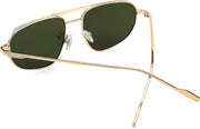 ÉÌƷͼƬ 46 | B09XDVK9DG | FEISEDY Retro Trendy Aviator Sunglasses Women Men 90s Small Vintage Glasses Stylish Gold Metal Oval Sunglasses B2906