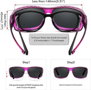 ÉÌƷͼƬ 22 | B0GR4T274K | FEISEDY Polarized Fit Over Glasses Sunglasses Driving Outdoors B0330