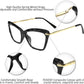 商品图片 38 | B07FR6SSY6 | FEISEDY Cat Eye Glasses Frame Clear Lenses Lightweight Eyewear for Women B2440