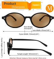 ÉÌƷͼƬ 82 | B0DTHVTKB5 | FEISEDY Retro Oval Sunglasses for Women 90s Narrow Round Lightweight Shades Y2k Trendy Sunnies B1171