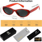 商品图片 21 | B0H6WC71MZ | FEISEDY Retro Oval Polarized Sunglasses for Women Cat Eye TR90 Shades B0460