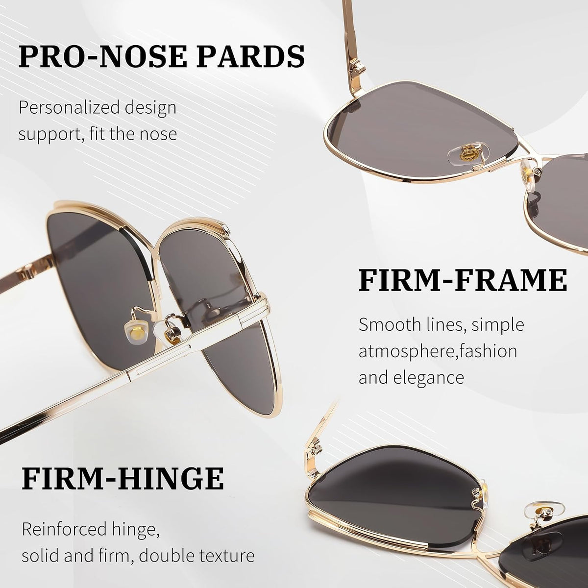 ÉÌƷͼƬ 40 | B08SJ7XN69 | FEISEDY Womens Cute Sunglasses Oversized Butterfly X Shape Design Cateye Lady Sunglasses B2738