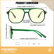 ÉÌƷͼƬ 79 | B0GCVQFPW9 | FEISEDY Blue Light Glasses for Computer Gaming Anti Eyestrain Glasses G2835