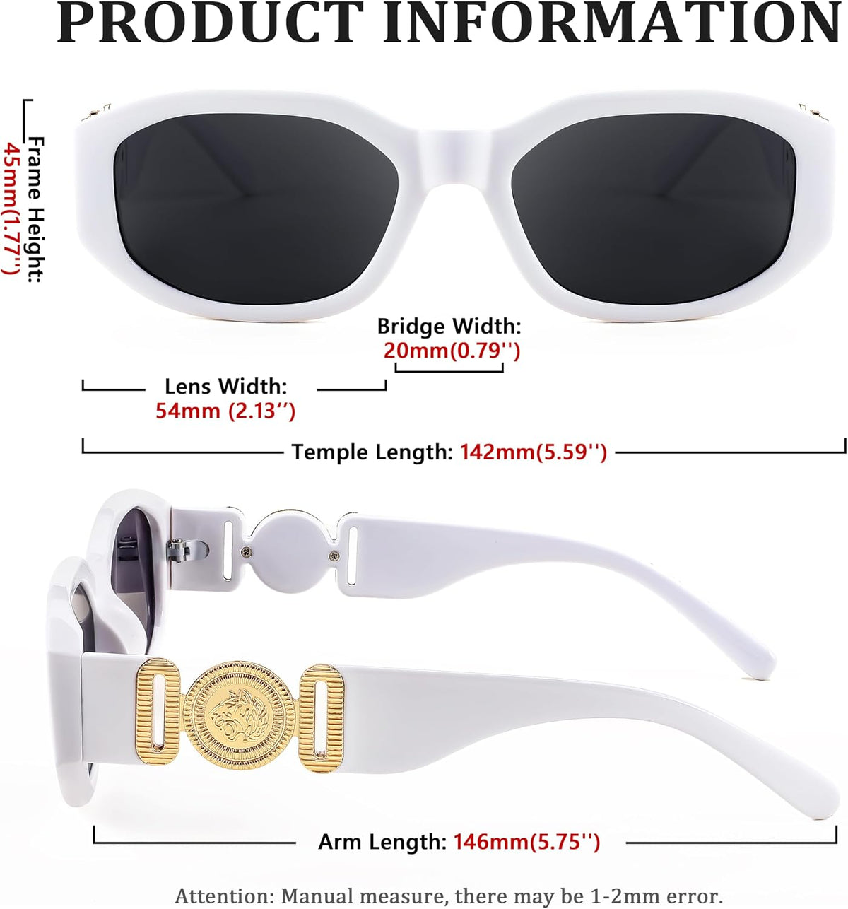 ÉÌƷͼƬ 81 | B0B5V7T75J | FEISEDY Retro Trendy Rectangle Sunglasses Women Men Narrow Shades B2322