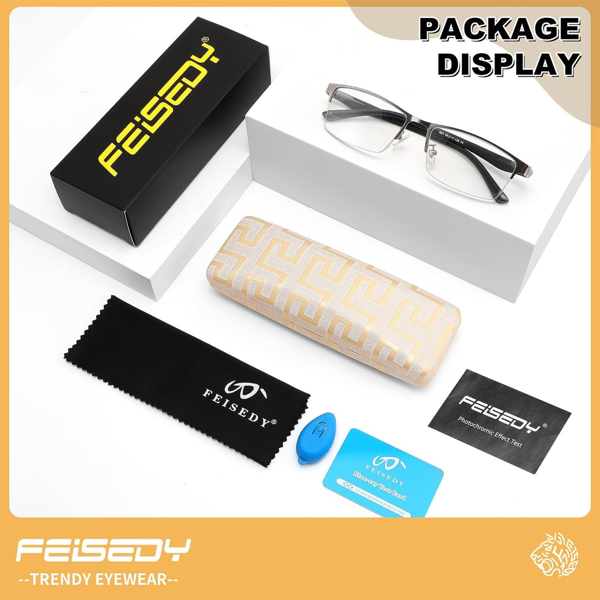 ÉÌƷͼƬ 19 | B0GKND8PKN | FEISEDY Photochromic Multifocal Progressive Reading Glasses B1388