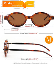ÉÌƷͼƬ 110 | B0DTHVTKB5 | FEISEDY Retro Oval Sunglasses for Women 90s Narrow Round Lightweight Shades Y2k Trendy Sunnies B1171