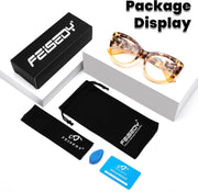 商品图片 14 | B0DFPWRH8W | FEISEDY Cat-Eye Blue Light Reading Glasses for Women Thick Fashion Anti- Glare Digital Eyestrain Readers B0230