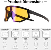 ÉÌƷͼƬ 6 | B0DFMBL68F | FEISEDY Photochromic Sports Sunglasses for Men Women Night Vision Cycling Driving Running Glasses B0233