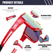 ÉÌƷͼƬ 18 | B0DK3GLVV6 | FEISEDY Cycling Glasses Sports Sunglasses for Men Women, Lightweight TR90 Frame UV400 MTB Running Fishing Baseball B0224