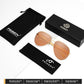 商品图片 22 | B0FKML2SSC | FEISEDY Oversized Aviator Sunglasses Women Men - Retro Gold Metal Chunky Frame, UV400 for Driving & Daily Wear B0311