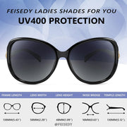 ÉÌƷͼƬ 5 | B08S7G8RRP | FEISEDY Oversized Polarized Sunglasses Women Men Large Shades B2730