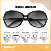ÉÌƷͼƬ 14 | B0F8N9H1N8 | FEISEDY Fashion Bifocal Reader Sunglasses, Butterfly Reading Glasses B0286