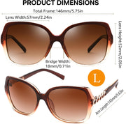 ÉÌƷͼƬ 12 | B0H8N95LQC | FEISEDY Retro Polarized Sunglasses for Women Chunky Square Frame B0464