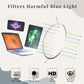 商品图片 3 | B0DKNKBFBX | FEISEDY Y2K Retro Oval Nerd Blue Light Glasses for Women B0258