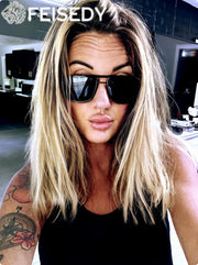 ÉÌƷͼƬ 26 | B0FDKZNCG9 | FEISEDY Retro Aviator Polarized Sunglasses For Women Men 70s Trendy B0292