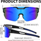 商品图片 31 | B0DBVLTVQD | FEISEDY Kids Sunglasses Youth Baseball Sun Glasses, UV400 Sports Cycling Softball Sunglasses for Adult Boys Girls B0227
