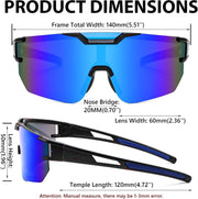 ÉÌƷͼƬ 31 | B0DBVLTVQD | FEISEDY Kids Sunglasses Youth Baseball Sun Glasses, UV400 Sports Cycling Softball Sunglasses for Adult Boys Girls B0227