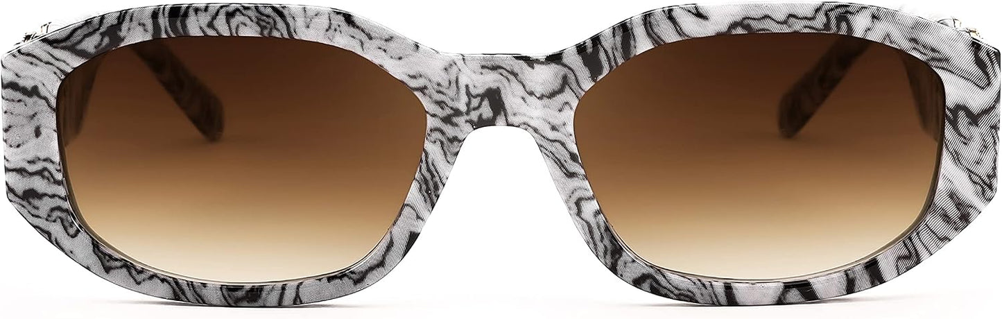 商品图片 75 | B0B5V7T75J | FEISEDY Retro Trendy Rectangle Sunglasses Women Men Narrow Shades B2322