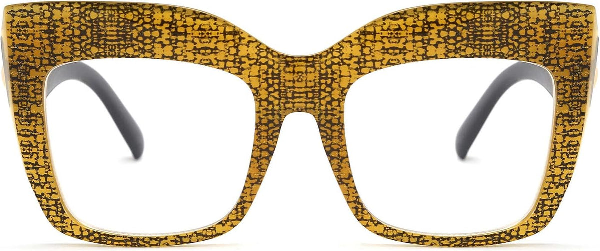 ÉÌƷͼƬ 19 | B07N5J9CF4 | FEISEDY Square Oversized Glasses Frame Eyewear Women B2475