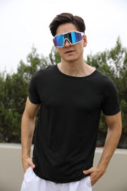 ÉÌƷͼƬ 2 | B0CTQ1VCY3 | FEISEDY Polarized Sports Sunglasses for Men Women, Baseball Cycling Fishing Sunglasses UV400 Protection B0134