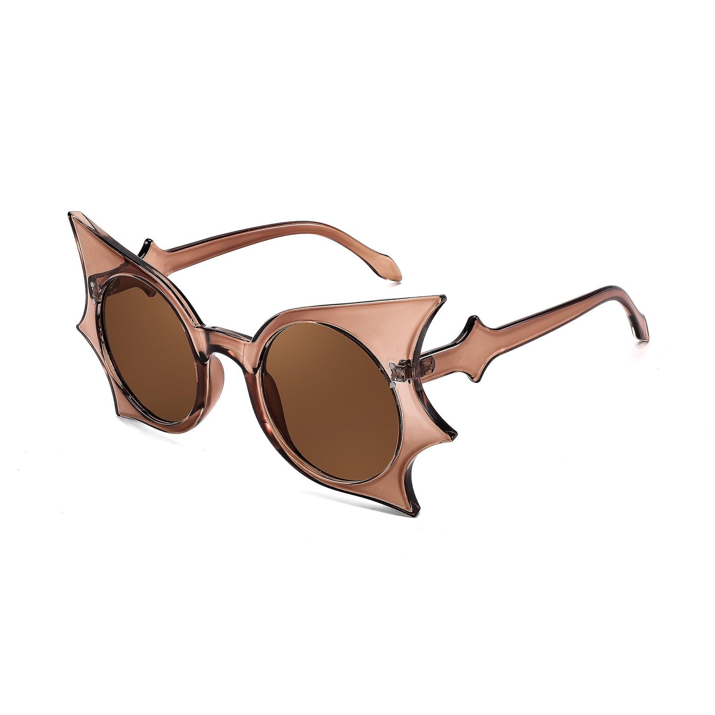 FEISEDY Women Men Butterfly Shaped Bat Sunglasses Halloween and Party B4142