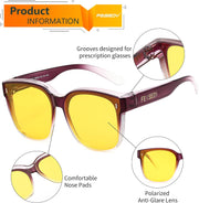 ÉÌƷͼƬ 97 | B0DS5D4WB4 | FEISEDY Sunglasses That Fit Over Glasses for Women Men UV400 B0269