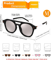 ÉÌƷͼƬ 24 | B0CHBBJ1H1 | FEISEDY Retro Square Aviator Sunglasses Womens Mens Trendy 70s Vintage Stylish Frame UV400 Sun Glasses B0051