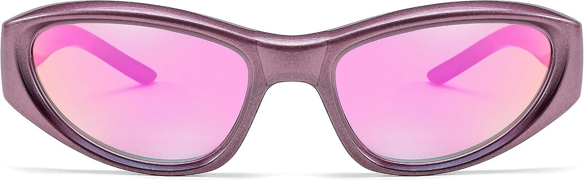 ÉÌƷͼƬ 15 | B0CBTG9FHB | FEISEDY Y2K Wrap Around Fashion Sunglasses for Women Men Trendy Futuristic 2000s Accessories Oval Sunglasses B1088