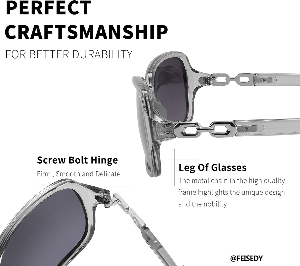ÉÌƷͼƬ 56 | B08LPZDDKZ | FEISEDY Womens Polarized Sunglasses Square Wraparound Shades UV400 Mirrored Trendy Sun Glasses for Women B2526