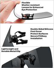 ÉÌƷͼƬ 3 | B0FX3Q74X7 | FEISEDY Clip-on Flip Up Rimless One Piece Sunglasses for Glasses TAC Lenses B0345