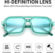 ÉÌƷͼƬ 37 | B0B9BNZRMZ | FEISEDY Retro Aviator Square Sunglasses for Women Men UV400 B2939