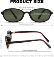 ÉÌƷͼƬ 16 | B0GY44LNSR | FEISEDY Retro Polarized Oval Sunglasses Women Men UV400 Protection B0447