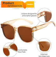 ÉÌƷͼƬ 4 | B0DS5D4WB4 | FEISEDY Sunglasses That Fit Over Glasses for Women Men UV400 B0269
