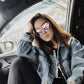 商品图片 18 | B01MEHLOJ8 | FEISEDY Cat Eye Fashion Metal Frame Mirrored Flat Lenses Women Sunglasses B2206