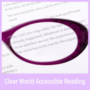 ÉÌƷͼƬ 3 | B0GQGH2F9W | FEISEDY 3 Pack Oval Reading Glasses Women Blue Light with Rhinestone B0375