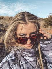 ÉÌƷͼƬ 9 | B08R8QL6DQ | FEISEDY Vintage Polarized Square Cat Eye Sunglasses Women Trendy Fashion Cateye Polarized Sunglasses B2692