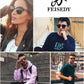 商品图片 7 | B01NCJS1IB | FEISEDY Vintage Half Frame Rimmed Sunglasses Men Women Classic Sun Glasses with Metal Rivets B1510