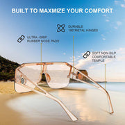 ÉÌƷͼƬ 77 | B09L4V27YS | FEISEDY Square Oversized Sunglasses for Men Women Flat Top B2765