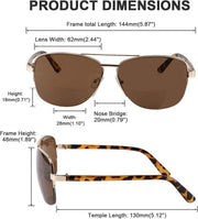 ÉÌƷͼƬ 13 | B08PDCKNN4 | FEISEDY Reader Sunglasses for Men Women Bifocal for Reading Under Sun Glasses B2718