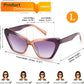 商品图片 13 | B0CYZG81R8 | FEISEDY Retro Cat Eye Sunglasses for Women UV400 Protection Small Vintage Chic Shades B0132