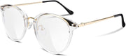 Transparent Frame Transparent Lens / 1.85 Inches | B074FSW167 | FEISEDY Women Vintage Glasses Frames Round Eyewear Clear Lens B2260