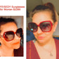商品图片 32 | B079GT4RXH | FEISEDY Polarized Women Square Sunglasses Sparkling Composite Shiny Frame B2289