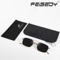 商品图片 24 | B09GKB6G1G | FEISEDY Fashion Square Aviator Sunglasses Women Men Trendy Retro Metal Frame Sun Glasses Candy Color Lens B1036
