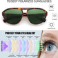 商品图片 4 | B0C56XTXBV | FEISEDY Sunglasses Women Men Polarized, Small 70s Aviator Frame, Retro Vintage Sun Glasses B2373