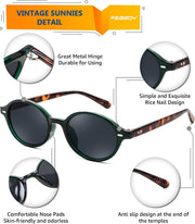 ÉÌƷͼƬ 125 | B0DTHVTKB5 | FEISEDY Retro Oval Sunglasses for Women 90s Narrow Round Lightweight Shades Y2k Trendy Sunnies B1171