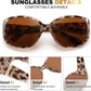 商品图片 25 | B0H4R52F3D | FEISEDY Women's Polarized Sunglasses Wrap Around Vintage Fashion Sunnies UV400 Protection B0394